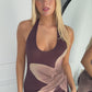 STEVIE MAXI DRESS - CHOCOLATE FLORAL