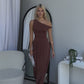FRANKIE MAXI DRESS - CHOCOLATE