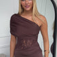 BLAIR MAXI DRESS - CHOCOLATE