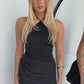 ROSALIE MINI DRESS - BLACK