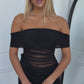 SIERRA MINI DRESS - BLACK