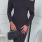 ELITA KNIT MAXI DRESS - BLACK
