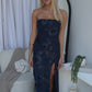 KASSAM MAXI DRESS - NAVY