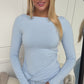 ELORA MAXI DRESS - BABY BLUE