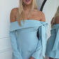 CHLOE MINI DRESS - BLUE