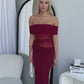 SIERRA MAXI DRESS - WINE