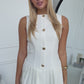 CAMILLE MINI DRESS - WHITE