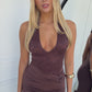 CARMEN LACE MAXI - CHOCOLATE