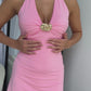 JENSEN MINI DRESS - BABY PINK