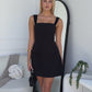 BASSIKE MINI DRESS - BLACK