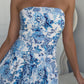 AVA DRESS - BLUE AND WHITE (Limited Edition)